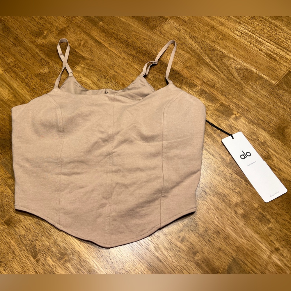 Alo Tan Crop Top